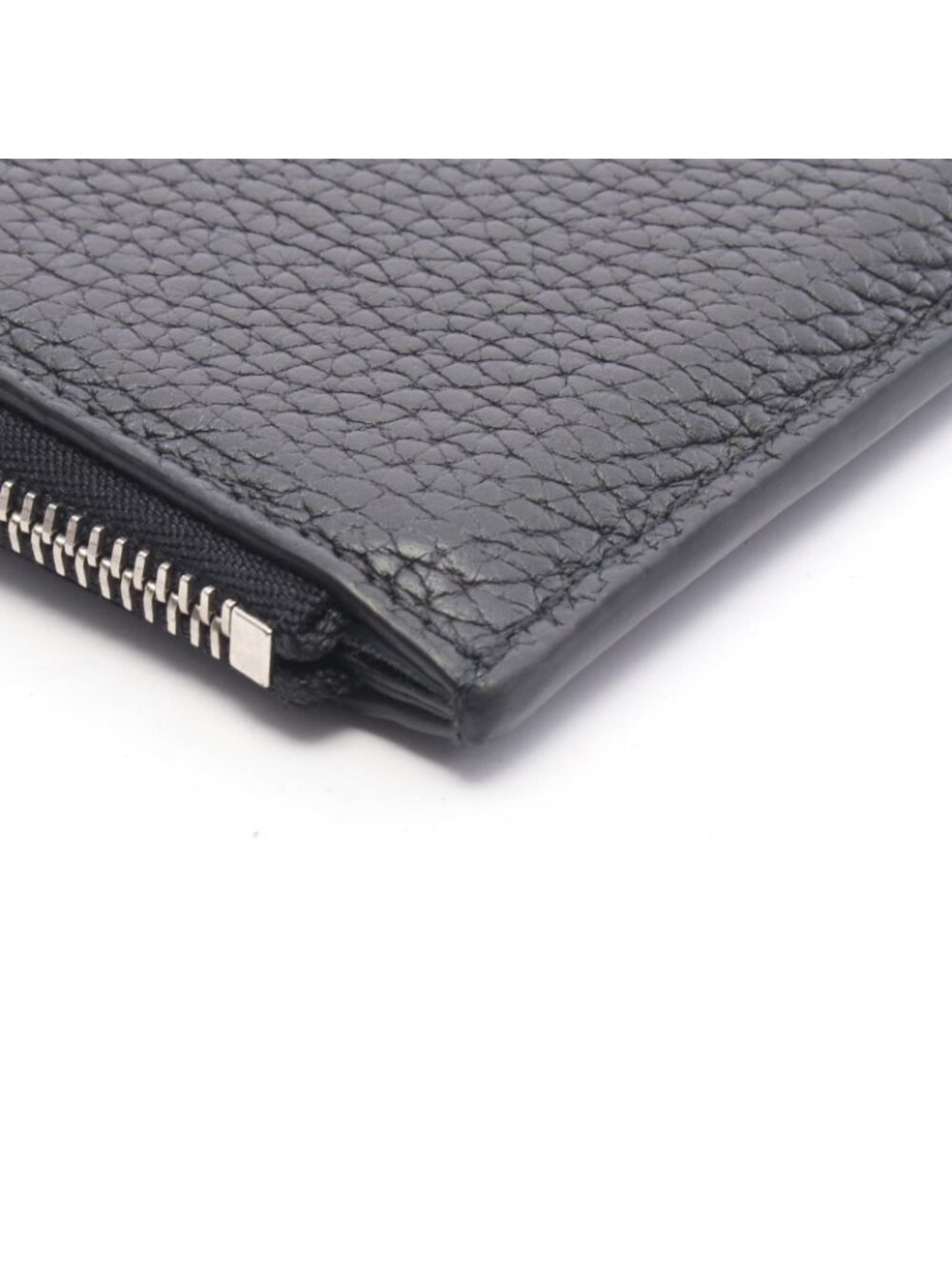 Gucci Coin Case Embossed Logo Card Black Leather - Picture 6 of 7